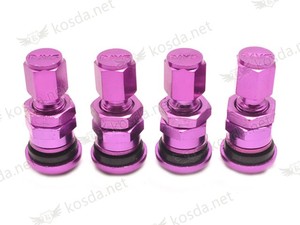 Racing RAYOS Vástago de Válvula Del Neumático con el Casquillo, Forjó el Vástago Válvula de Compuerta Ruedas Llantas - Product Image 1