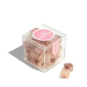 Küçük şeffaf akrilik şeker kutuları mini akrilik düğün hediyesi iyilik kutusu 55x55x55 akrilik kutu