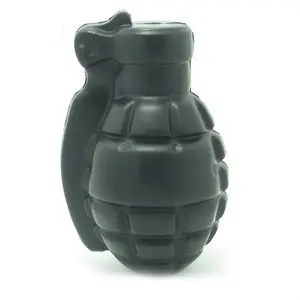 Vente directe en usine, logo personnalisé PU pistolet jouet anti-Stress grenade bombe jouet en forme de balle