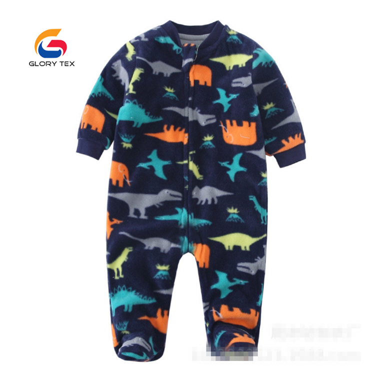 Хлопок Внутри тепловой флис детское комбинезон