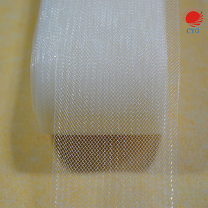 Bán Buôn Ánh Sáng Ngà Ngựa Tóc Bện <span class=keywords><strong>Crinoline</strong></span> 4 Inch Vải Cứng Crin 100Mmfor Wedding Dress Shaping - Product Image 3