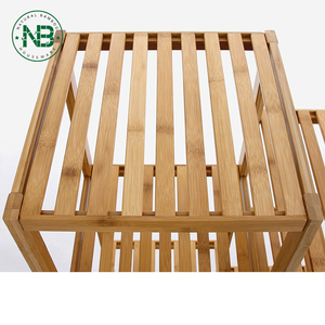 Kệ Tre Tiện Ích Tùy Chỉnh Giá Phòng Tắm Giá Trưng Bày Thực Vật Kệ Lưu Trữ 9 Tầng - Product Image 5