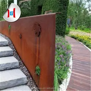 Corten acciaio campione di prima qualità di arte corten acciaio prezzo per tonnellata