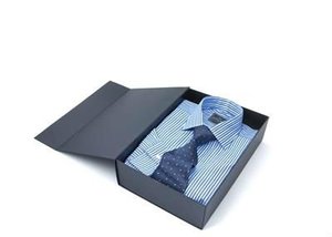 Caja de Regalo Cosmética de Cartón Repujado de Lujo con Cierre de Cinta, Diseño Plegable Reutilizable para Empaque de Regalos Premium - Product Image 3
