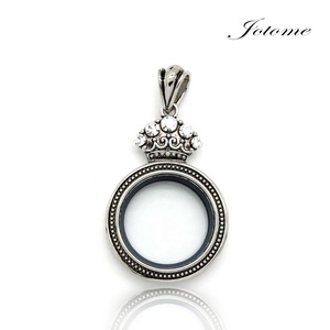 Cina All'ingrosso Pianura Twist Vite Medaglione Galleggiante, Foto di Memoria di vetro Del Pendente Del <span class=keywords><strong>locket</strong></span> Per La Collana Della Catena Che Fanno - Product Image 4