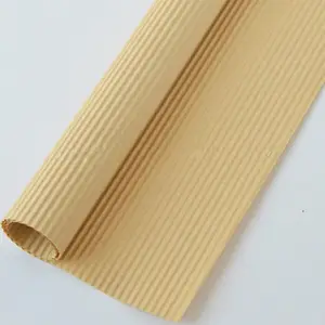 FSC coated Glitter Color Corrugated Paper cardboard sheet Craft colorful embossed corrugated flute paper