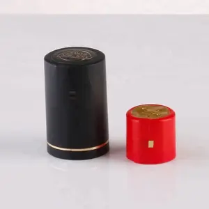 Pvc Caps Oriental Red PVC Heat Shrink Cap With Wine Bottle