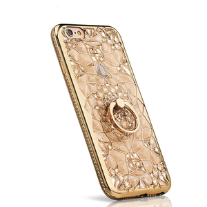 Custodia 3D con Glitter Dorati per <span class=keywords><strong>iPhone</strong></span> 7 <span class=keywords><strong>8</strong></span>, Cover di Lusso in Silicone Morbido con Anello Diamantato per <span class=keywords><strong>iPhone</strong></span> <span class=keywords><strong>8</strong></span> 7 Plus - Product Image 5
