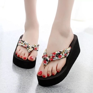<span class=keywords><strong>Sandali</strong></span> infradito con zeppa da donna estiva con plateau alto e suola spessa EVA beach slipper - Product Image 1