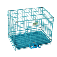 Cage pour chien en métal écologique, vente en gros d'usine, fermeture simple à poussoir, facile à assembler, cage pliable, durable, grand espace