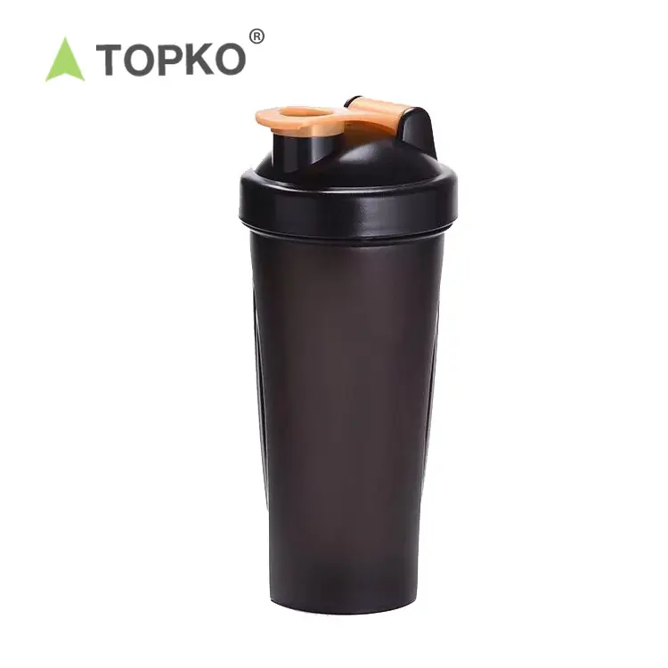 TOPKO Özel logo 600 ml Spor spor su şişesi spor salonu <span class=keywords><strong>shaker</strong></span> şişe
