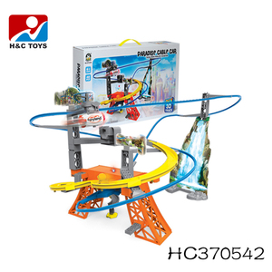 Pista de Coches Eléctricos Serie <span class=keywords><strong>Paradise</strong></span>, 37 Piezas, Juguete de Plástico para Niños, Divertido Set de Juguetes - Product Image 5