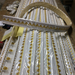 Green Material Decorative European Plastic Ceiling Cornice PU <strong>Flexible</strong> <strong>Moulding</strong> - Product Image 4