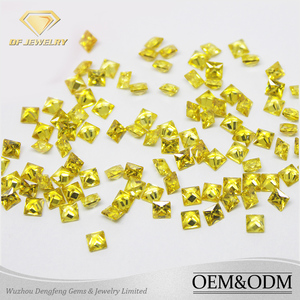 Sintético milenio Cut <span class=keywords><strong>topacio</strong></span> <span class=keywords><strong>amarillo</strong></span> de la piedra preciosa de precio - Product Image 1