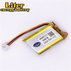 Socket 2.5-3 P 3.7 V 103550 2500 mah ultra slim personalized Rechargeable li-ion batteries lipo battery with wire - Product Image 3