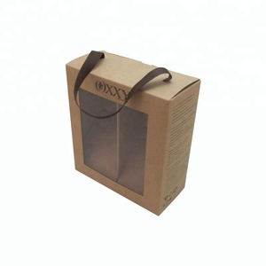 Custom Craft <strong>Paper</strong> Baby Shoe Gift Storage <strong>Box</strong> Shopping Packaging Boxes <strong>with</strong> Custom Logo for Kids Children <strong>with</strong> <strong>Handle</strong> and Window - Product Image 2