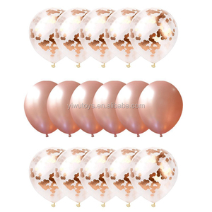 Nouvelle couleur d'hélium 18 pouces en forme de coeur en or rose feuille ballon - Product Image 2
