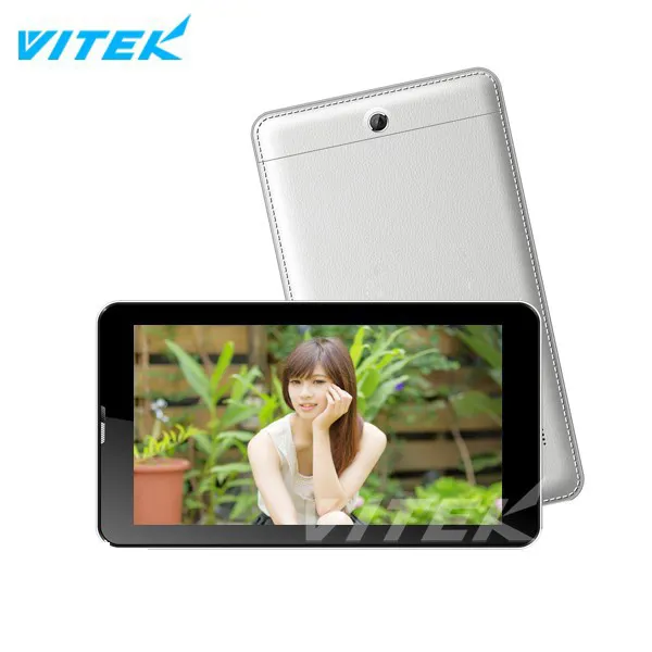 Venta al por mayor VTEX 7 pulgadas 3G Dual Sim Android China Tab precio móvil