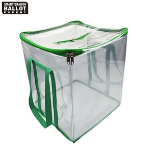 透明可折叠投票箱pvc投票箱