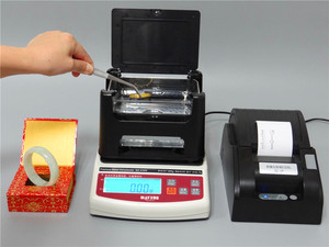 Testador de Quilates de Ouro, Densímetro de Ouro, Máquina de Teste de Pureza de Prata, Alta Precisão, Faixa de Pesagem 0.01-600g, 0.1%-0.5%, 3 Anos - Product Image 4