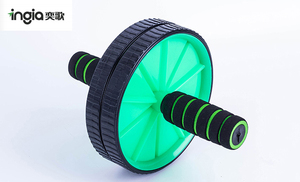 Tập Thể Dục Trong Nhà Phòng Tập Thể Dục Bụng Trong Thiết Bị Phẳng Bánh Xe Lăn Với Đầu Gối Mat - Product Image 4