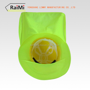 Barato Al Por Mayor Producción de Seguridad de Alta Visibilidad Fluorescente Amarillo Casco de Seguridad Sombrero de Sol Parasol - Product Image 4