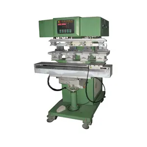 Châu Âu tiêu chuẩn bán tự động đưa đón loại máy 4 màu mở <span class=keywords><strong>inkwell</strong></span> Giày gót chân máy in Băng vệ sinh Điều kiện Mới - Product Image 1
