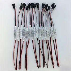 공장 도매 DC5-24V SP002E 픽셀 드림 컬러 3 키 미니 RGB SPI 컨트롤러 WS2811 WS2812B IC LED 스트립 조명