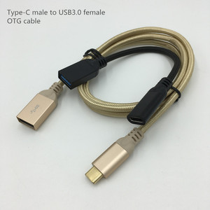 Nuevo Producto <span class=keywords><strong>USB</strong></span> tipo <span class=keywords><strong>C</strong></span> macho <span class=keywords><strong>a</strong></span> <span class=keywords><strong>USB</strong></span> 3.0 <span class=keywords><strong>hembra</strong></span> OTG cable SuperSpeed + 10 5gbps - Product Image 1