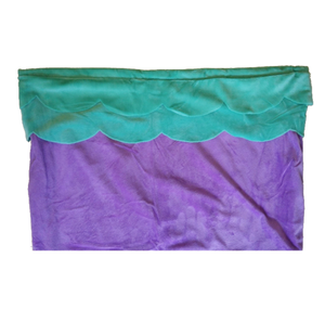 <strong>Mermaid</strong> <strong>Tail</strong> <strong>Blanket</strong> for Girl Soft and Warm Crystal Velvet Fabric Fish Scale Double-layered Air Conditioner Sleeping Bag - Product Image 3