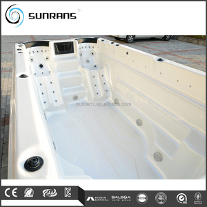 Piscina <span class=keywords><strong>Idromassaggio</strong></span> Spa da Nuoto Controcorrente Sunrans da 8 Metri di Alta Qualità per 12 Persone in Acrilico con Getti - Product Image 3