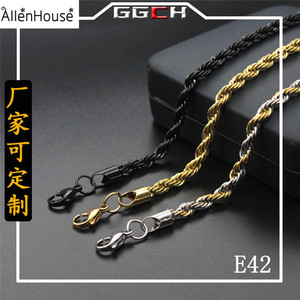 316L in acciaio inox oro/argento scatola catena <span class=keywords><strong>collana</strong></span> con chiusura aragosta classici Unisex gioielli risultati per matrimonio o regalo - Product Image 2