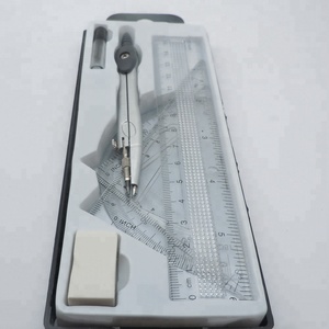 Boussole professionnelle, ensemble de mathématiques avec séparateur de boussole, ensemble de géométrie des maths - Product Image 1