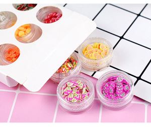 <strong>Putty</strong> Magnetic <strong>Slime</strong> and Nail Art Use12 Different Fruit Slice Accessories for Soft - Product Image 4