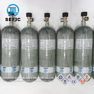 SEFIC yüksek kaliteli 3L karbon Fiber oksijen gaz silindirleri