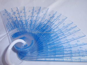 Medidor de separación de longitud de escala de 70MM Medidor de espesores de plástico Medidor de cuña de acero inoxidable para medición precisa MOQ 1set - Product Image 6