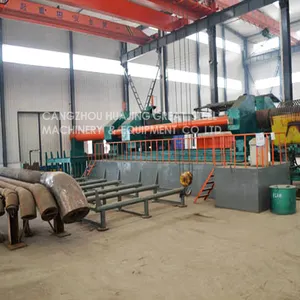 steel pipe elbow hot forming machine with induction heating