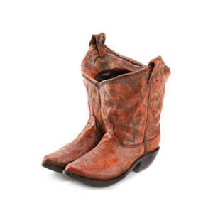 <span class=keywords><strong>Bottes</strong></span> de cowboy en résine style vieux West pour <span class=keywords><strong>jardin</strong></span> et cour - Product Image 1