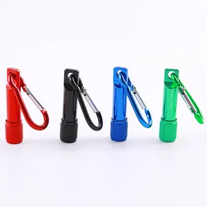 Portable small New style mini metal keychain running led flashlight wholesale with AG13 battery