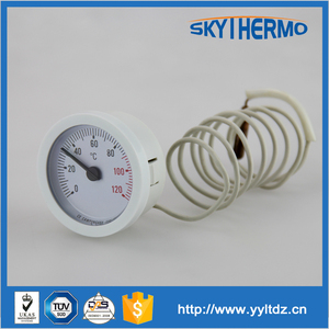 hvac acqua calda caldaia termometro capillare tubo a spirale - Product Image 2