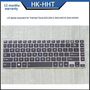 HK-HHT chúng tôi bàn phím máy tính xách tay cho <span class=keywords><strong>Toshiba</strong></span> Tecra Z40 Z40-A Z40-AK01M Z40-AK03M - Product Image 2