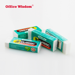 Goma de borrar blanca para uso escolar, borrador de tubo cuadrado clásico, Simple y práctico, promoción al por mayor - Product Image 2