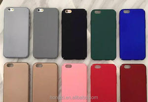 Ultra Slim Trường Hợp Đối Với iPhone 5 4S Trường Hợp Cho iPhone 7 6 6S Cộng Với 8 X Đầy Màu Sắc Frosted Cứng scrub Cover Quay Lại Điện Thoại Trường Hợp CapA - Product Image 2