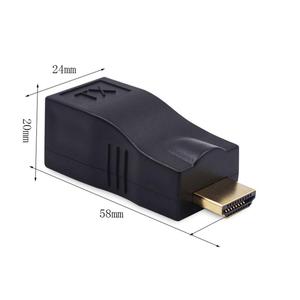 4K 1080p 3D <span class=keywords><strong>1</strong></span>,4 V HDMI sobre solo RJ45 gato 5e/6 red Ethernet adaptador para PC <span class=keywords><strong>TV</strong></span> HDCP 30 m - Product Image 4