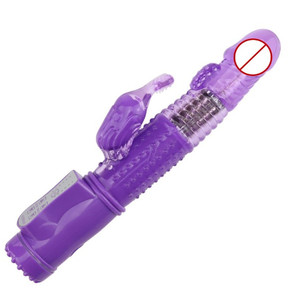 36-Gang <span class=keywords><strong>Jelly</strong></span> Head Sexspielzeug Rotierender Rabbit-Dildo Vibrator für Frauen - Product Image 6