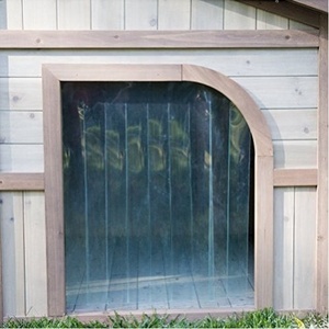 Extra große Massivholz-Hundehütten für zwei Hunde oder 1 große Rassen Hunde bett im Freien hat einen erhöhten Boden und natürliche Isolierung - Product Image 2