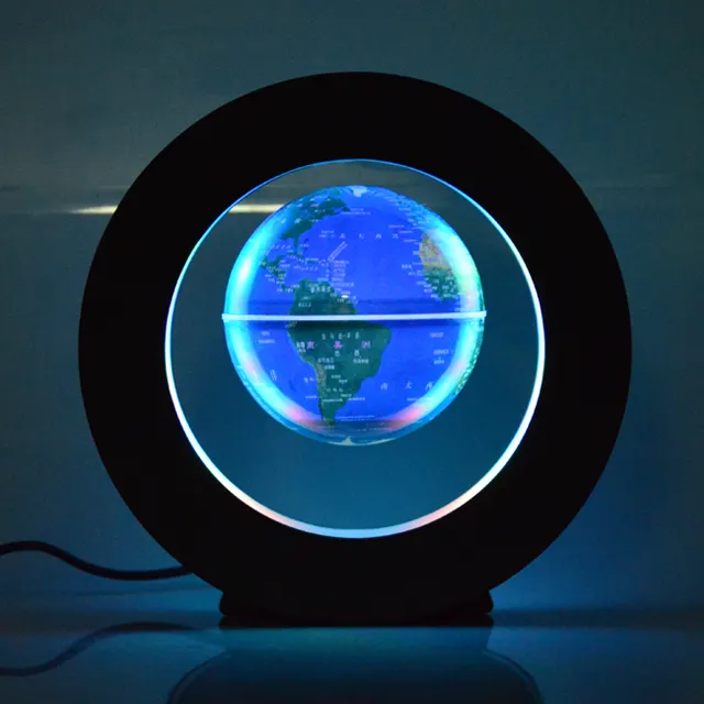 Игрушечный Глобус мира, уникальный Глобус подарок учителю, магнитный вращающийся дисплей
