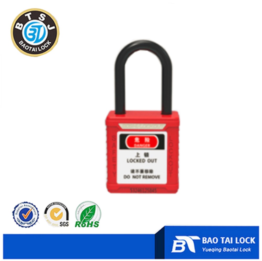BT6106 38 мм Сережка пластиковых безопасности замок с Master ключи