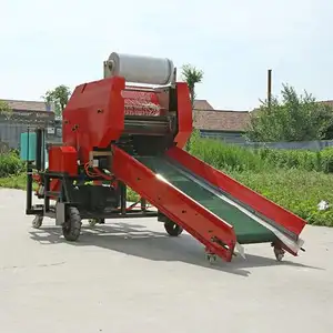 Balança de silagem de milho com máquina de embrulho compressor para grandes fazenda e ranches