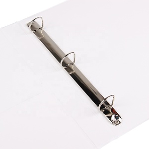 Fudek Office White Stationery PVC Expanding A4 <strong>A5</strong> Size Lever Arch Presentation <strong>Folder</strong> - Product Image 4